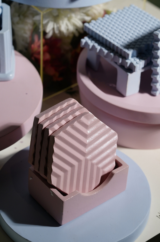 Hexagon Coaster Set