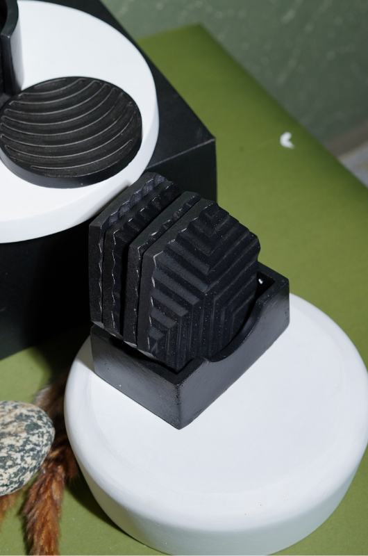 Hexagon Coaster Set