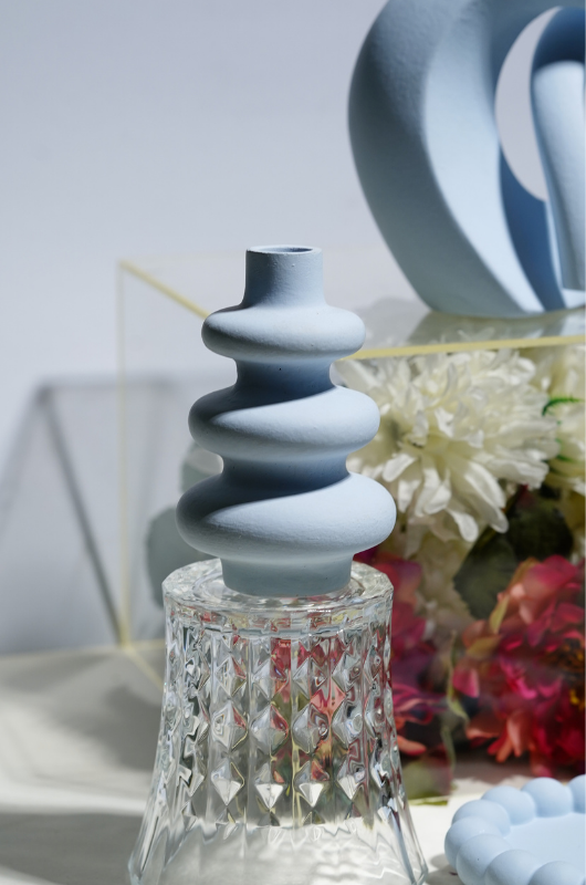 Small Three Disc Vase