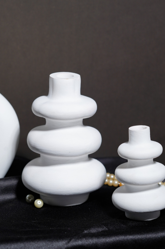 Large Three Disc Vase