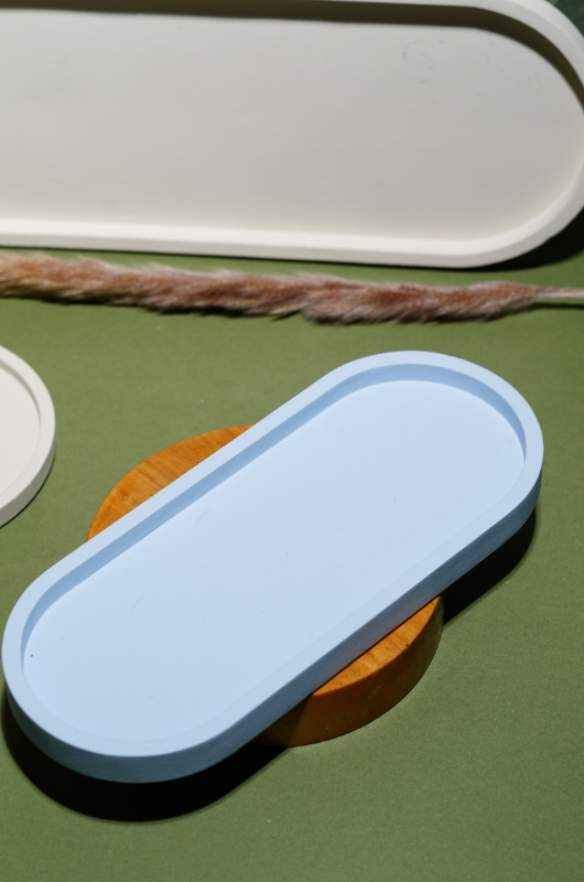 Sleek Oval Tray
