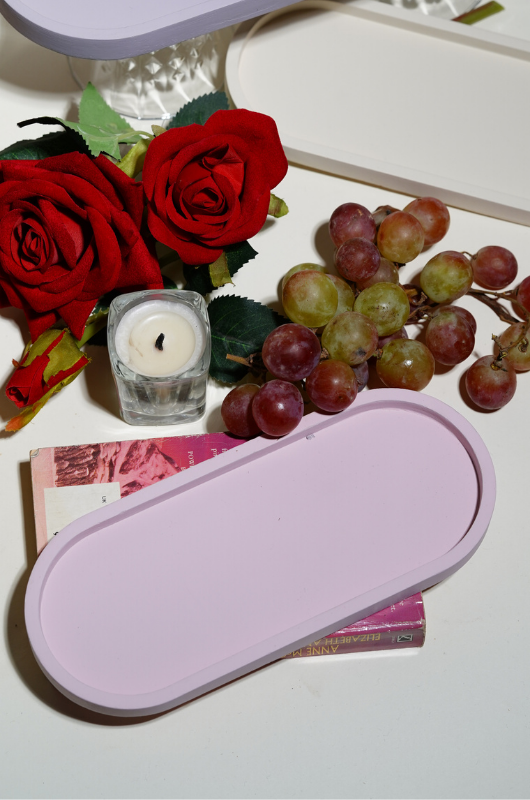 Sleek Oval Tray