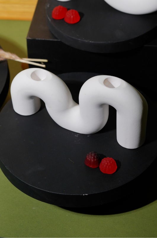 M Shaped Candle Holder