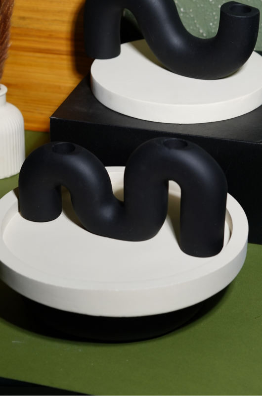 M Shaped Candle Holder
