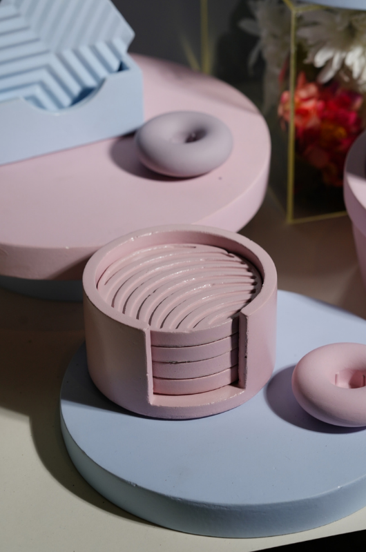 Circular Coaster Set