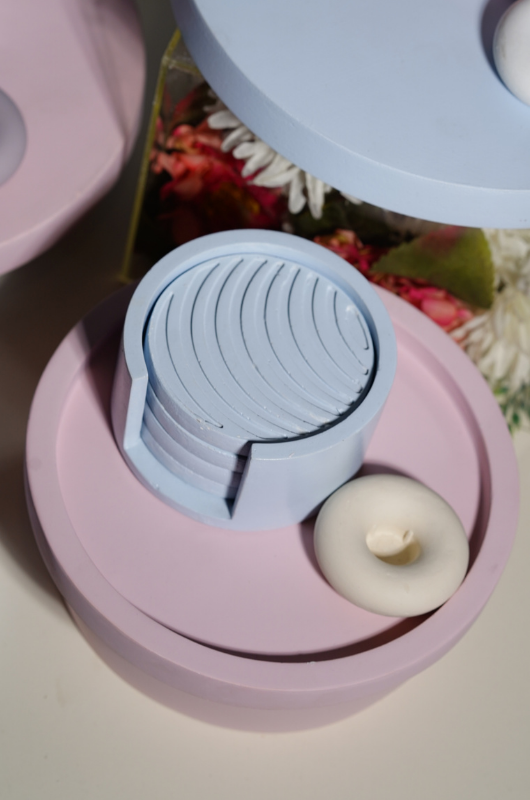 Circular Coaster Set
