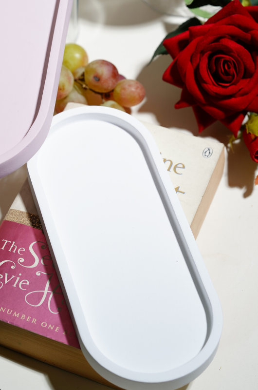 Sleek Oval Tray