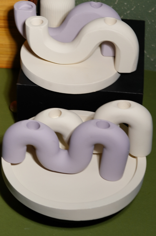 M Shaped Candle Holder